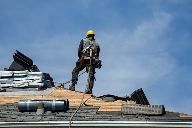 Professional Roofing technician working in Westbrook, ME